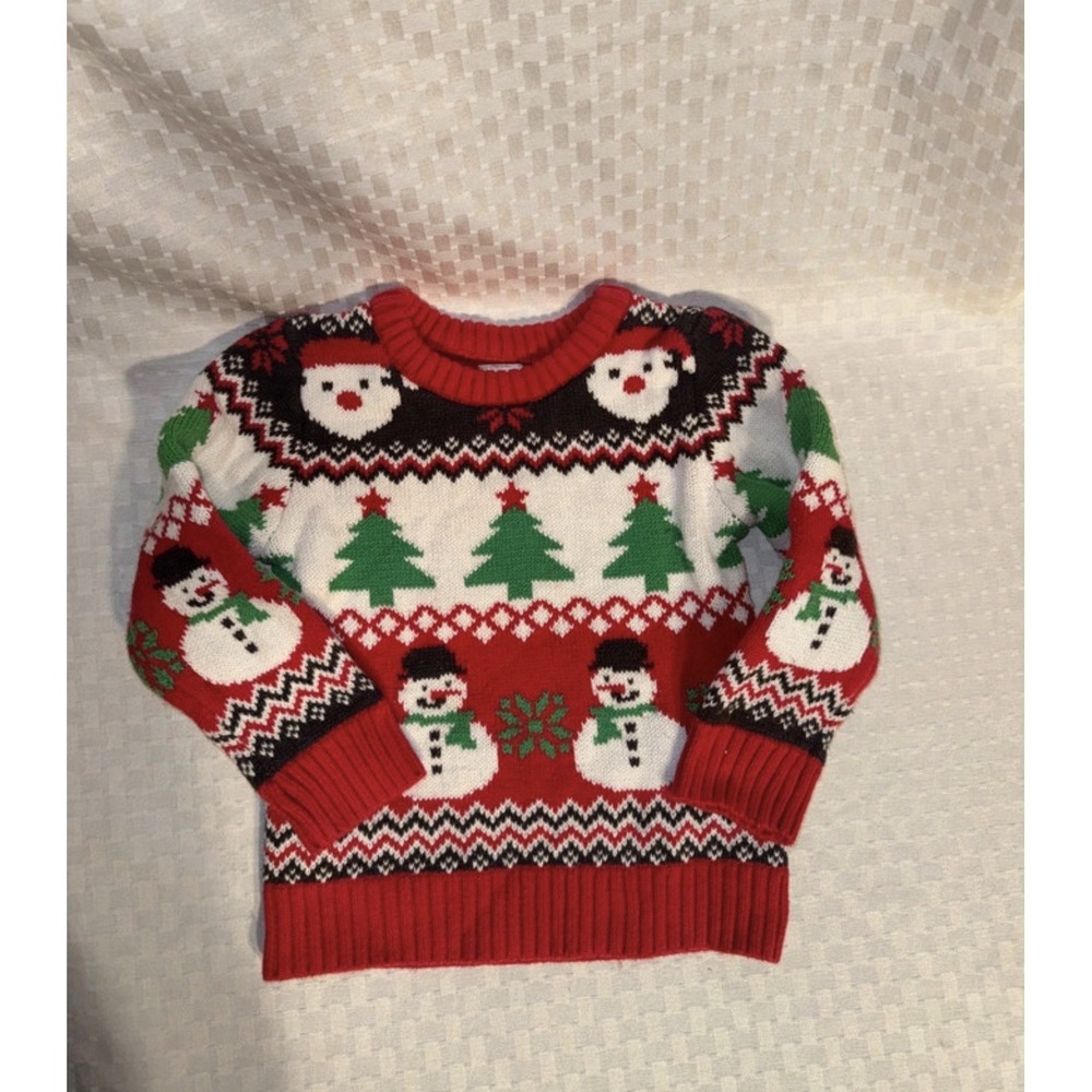 Holiday Time Baby and Toddler Boy or Girls Unisex Sweater, Size 3T Great Cond